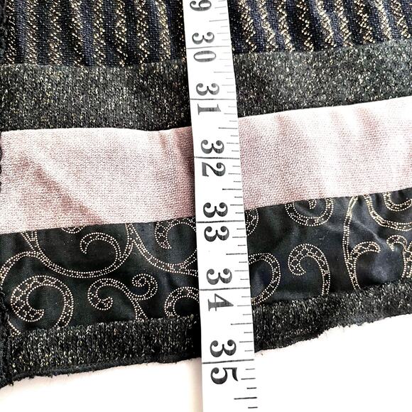 Chicos Patchwork Jacquard Duster Long Cardigan Coatigan size 3 - Picture 8 of 10